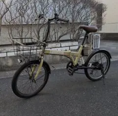 折りたたみ自転車 THRIFT DX スリフト 20インチ 6速 シルバー 本体
