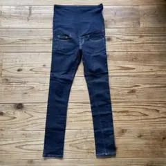 【美品】無印良品 マタニティパンツ デニム XS
