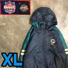 NFL マイアミドルフィンズ 90sメッシュ生地スタジャン - メルカリ