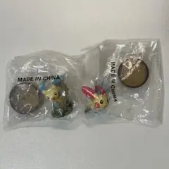 『マイナン(木)』『プラスル(電光石火) 』ボトルキャップ セブンイレブン限定