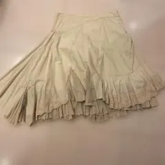 専用ドリスヴァンノッテン ライカ期 シルクリネンフレアスカート