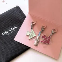 PRADA チャーム3個セット ノベルティ