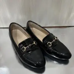 HARUTA ブラックローファー