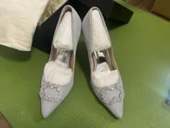 バッジェリーミシュカ　ウェディング　パンプス　24.5cm