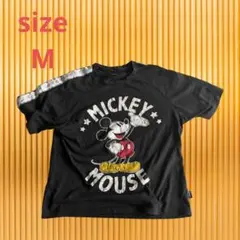 ✨ディズニー✨ ミッキーマウス Tシャツ M ブラック　レディースのサムネイル