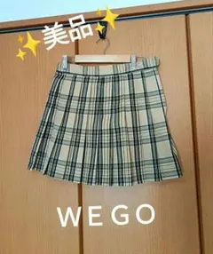 【M】美品☆WEGO☆チェックスカート