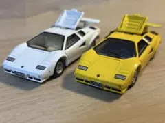 超激レアトミカ　ランボルギーニ　カウンタックlp500s 白黄色セット　美品
