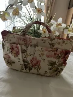 花柄トートバッグ