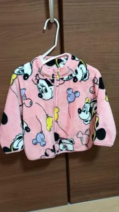 ミッキー ミニー フリースジャケット 90cm