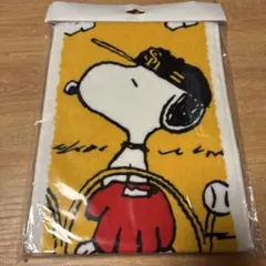 【新品】ソフトバンクホークス✖️スヌーピー コラボフェイスタオル タオルマフラー