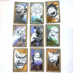 僕のヒーローアカデミア 原画展 ヒロアカ展 箔押し クリアカード セット