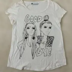 SLY 半袖Tシャツ ホワイト GOOD BYE プリントのサムネイル