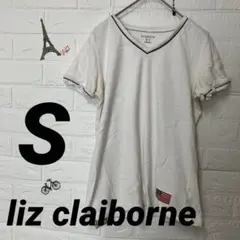 liz claiborne VネックTシャツ 【S】
