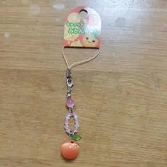 平成レトロ　キャッツアイ　みかんちゃん　ストラップ