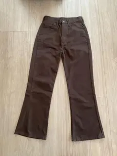 Wrangler ブーツカットデニム ブラウン