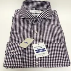 【新品】AOKI アオキ CAFE SOHO 長袖ワイシャツ チェック柄 M