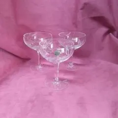 ホヤクリスタルグラス3客