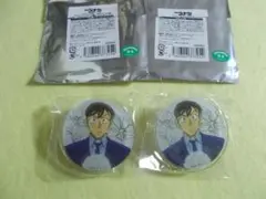 アクリルバッジ 2個 高木渉 名探偵コナン 花束 トムス