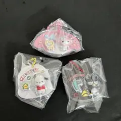 パッケージチャーム　ポチャッコ　マイメロ　バツまる　3個セット
