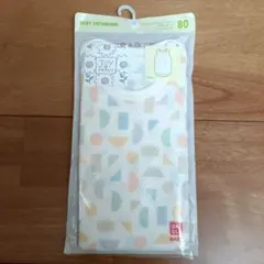 【新品未使用】UNIQLO メッシュインナーボディスーツ(ノースリーブ)80cm