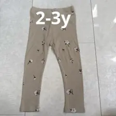 Organic Zoo オーガニックズー コットン花柄 レギンス 2-3Y
