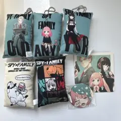 SPY×FAMILY 一番くじ　クッションキーホルダー　コースター　缶バッジ