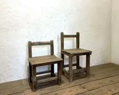 karimoku RUSTIC 子供用 木製チェア レトロ カリモク A karimoku RUSTIC 子供用 木製チェア レトロ カリモク 2脚セット - メルカリ