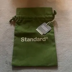 非売品　Standard Products グリーン巾着ポーチ