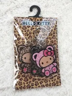 ハローキティ３連アクリルキーホルダー キティ チャーム