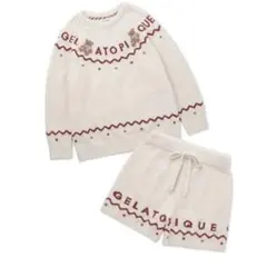 ジェラートピケ パジャマ セットアップ