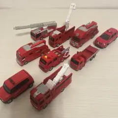 【値下げしました】消防車ミニカーセット　9台