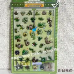 ポケモンポップアップ韓国限定 ボンボンドロップシール バブルステッカー グリーン