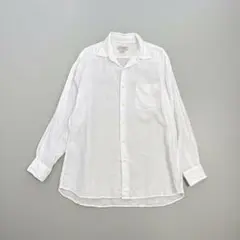 00s J.Crew アイリッシュリネンシャツ ホワイト 白タグのサムネイル