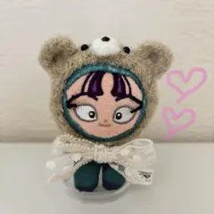ぬい服 8㎝ くまさん ボンネット ほわぬい