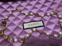 GUCCI グッチ ネックレス フラワーパールネックレス インターロッキングＧのサムネイル