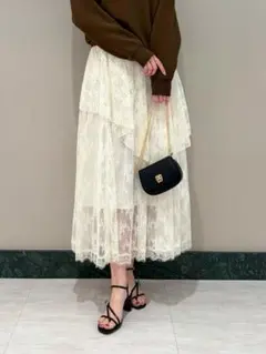 snidel Sustainableティアードチュールドレス GRY 0 - メルカリ
