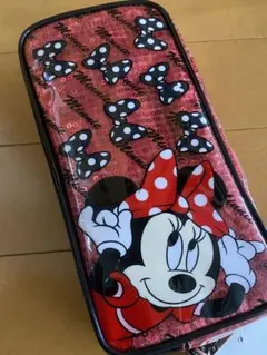 新品 ミニーちゃんのミラー付きペンポーチ筆箱 ペンケース