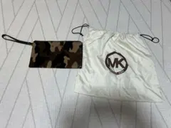【マイケルコース】【MICHAEL KORS】ハラコ　カモフラ　クラッチバッグ