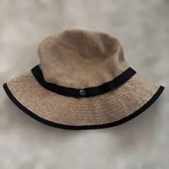 ノースフェイス　アウトドアハット ベージュと黒