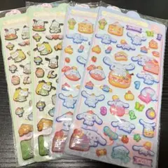 ボンボンドロップ風シール　4枚セット ポチャッコ シナモン シール