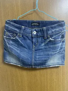【最終値引き】y2k moussy デニムミニスカート 25インチ