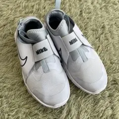 Nike スリッポン スニーカー ホワイト/グレー 22cm