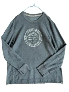 【Eddie Bauer 】 長袖　グレー　オーバーサイズ　古着　海外