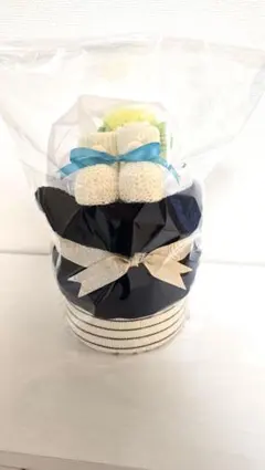 オムツケーキ　今治タオルと靴下