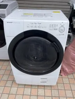 K001 シャープ ドラム式洗濯機 ES-S7G-WR 設置オプション無料 - メルカリ