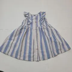 BREEZE ストライプフリルワンピース 110