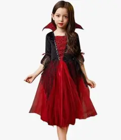 110 ハロウィン 子供 魔女 小悪魔吸血鬼バンパイアコスプレ女の子キッズ
