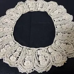 レースのパール付き付け襟