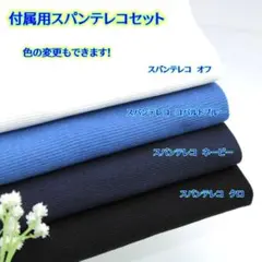 【色の変更もできます！】付属用スパンテレコセット・638BE4