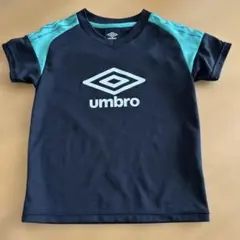 UMBRO アンブロ 半袖Tシャツ ブラック×グリーンのサムネイル